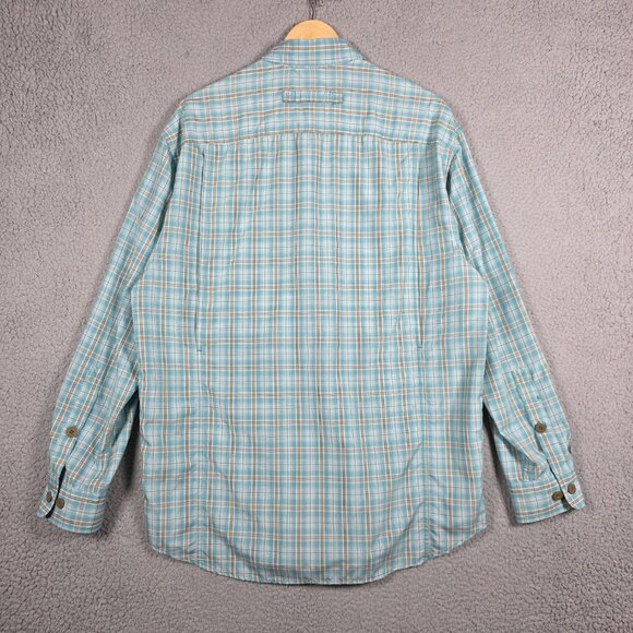 Duluth Trading Co Mens Shirt Medium Lot Of 2 Tartan Plaid Lightweight Vented - Picture 4 of 16